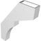 Ekena Millwork 3-in. W x 16-in. D x 22-in. H Monterey Architectural Grade PVC Knee Brace BRCP03X16X22MON - alternate 4